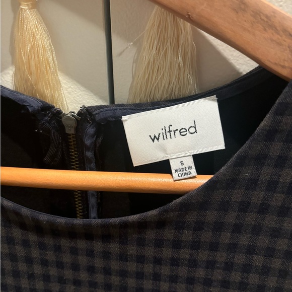 Sweet Gingham Print Aritzia Wilfred Dress (S) - Picture 2 of 4